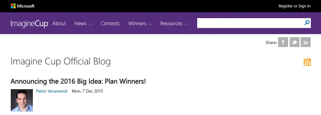 Journey Through 2016 Microsoft Imagine Cup: Big Idea Challenge (Part 2)