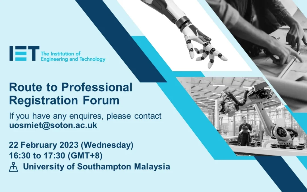 Route to Professional Registration Forum at UoSM